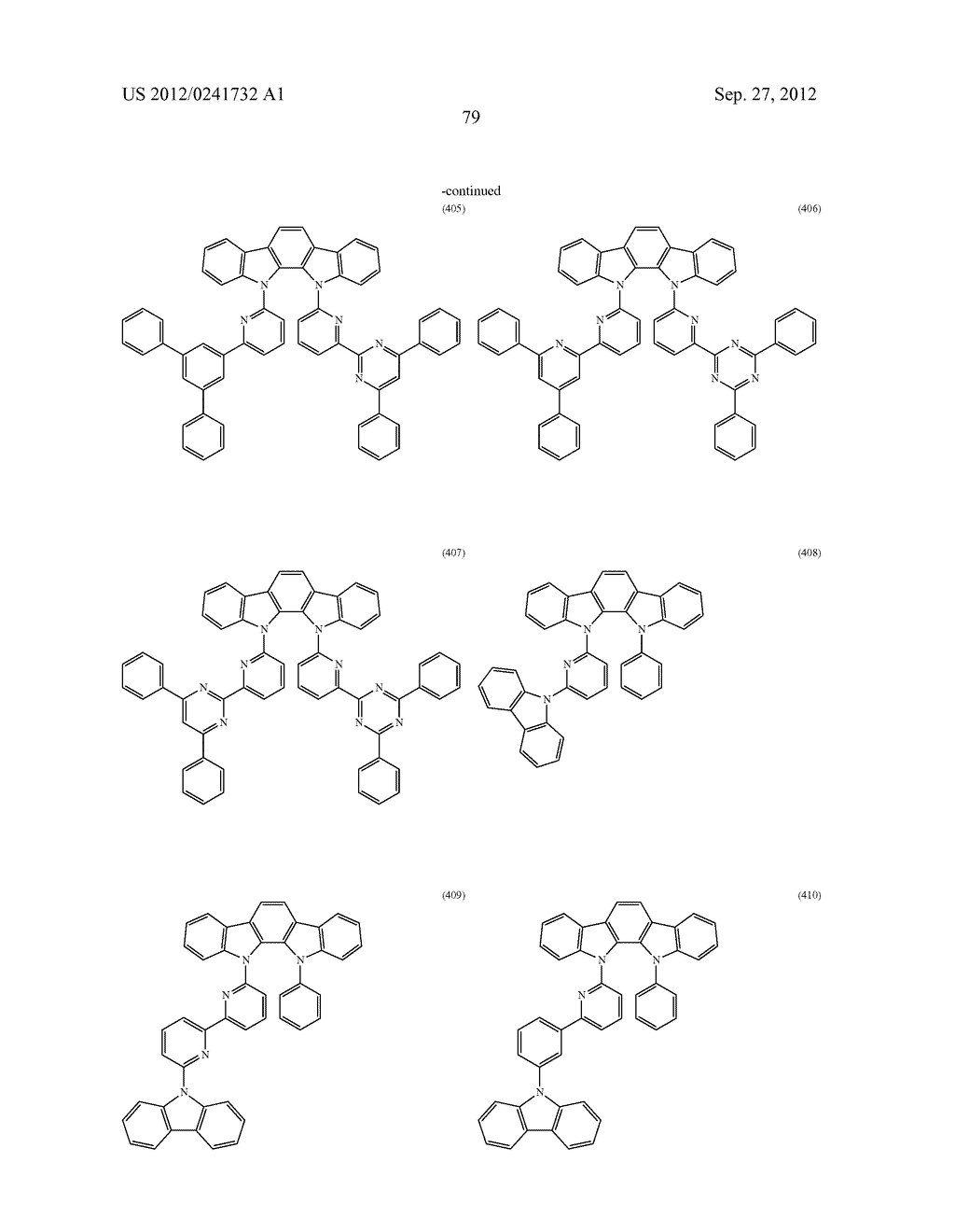 ORGANIC LIGHT-EMITTING MATERIAL AND ORGANIC LIGHT-EMITTING ELEMENT - diagram, schematic, and image 81