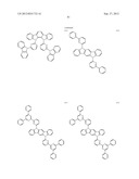 ORGANIC LIGHT-EMITTING MATERIAL AND ORGANIC LIGHT-EMITTING ELEMENT diagram and image