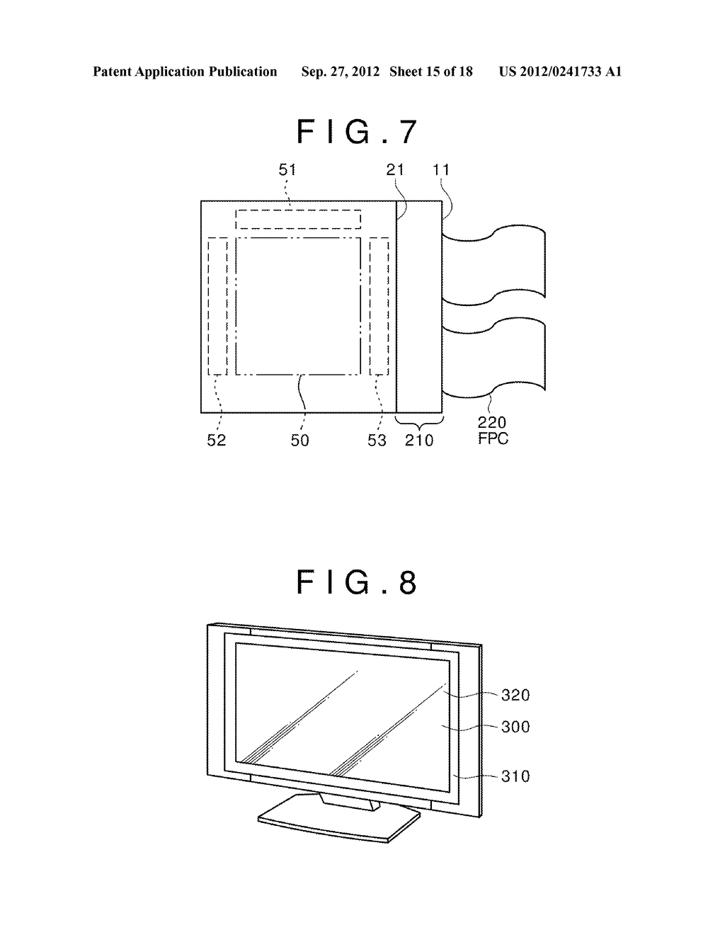 DISPLAY DEVICE, MANUFACTURING METHOD OF THE SAME AND ELECTRONIC EQUIPMENT     HAVING THE SAME - diagram, schematic, and image 16