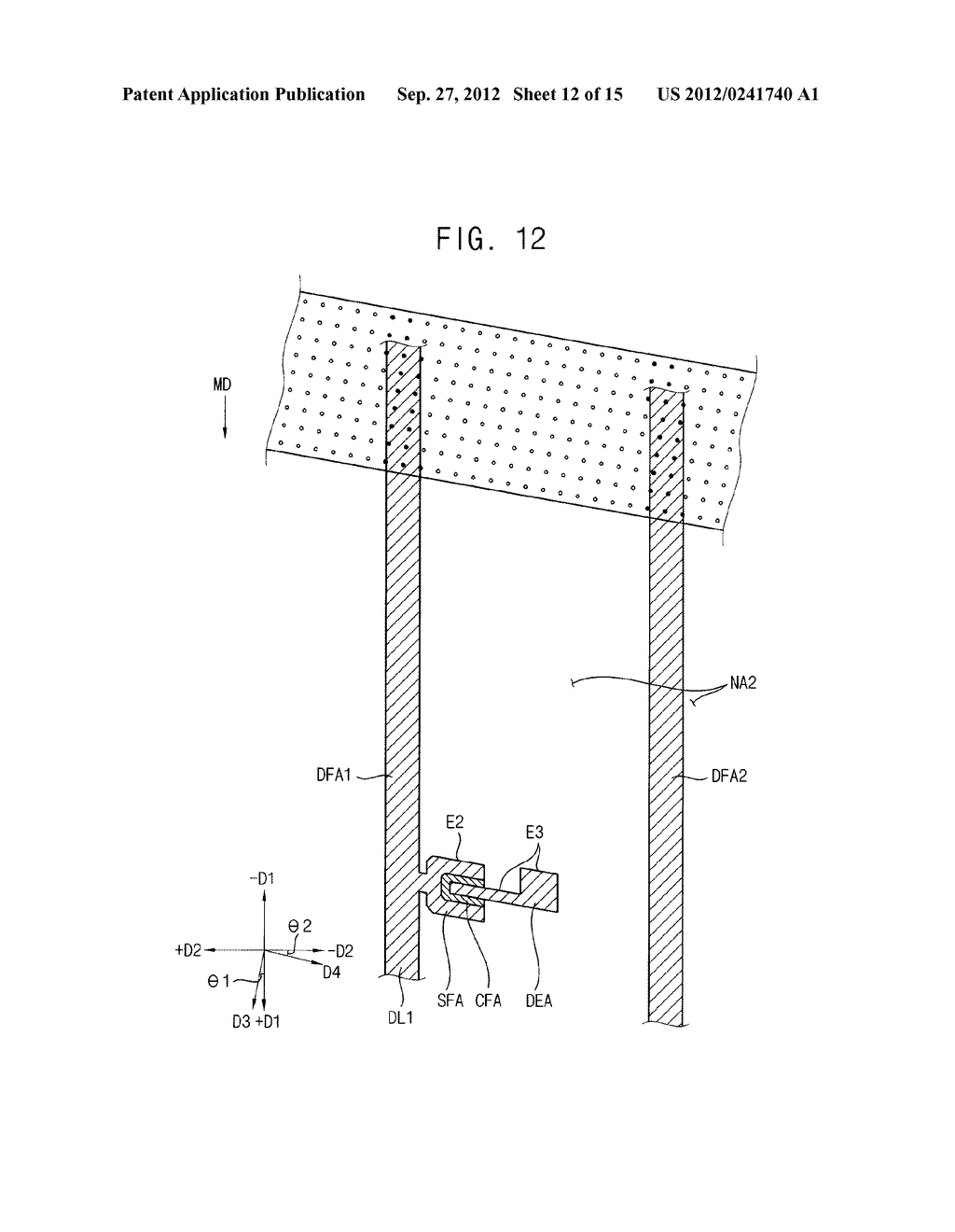 METHOD OF FORMING A PHOTOSENSITIVE PATTERN, METHOD OF MANUFACTURING A     DISPLAY SUBSTRATE, AND DISPLAY SUBSTRATE - diagram, schematic, and image 13