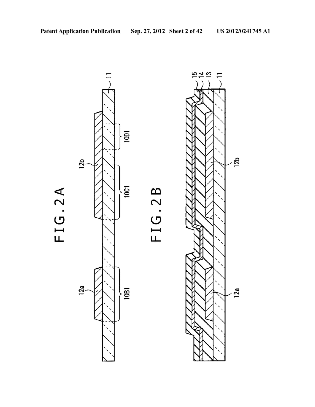 DISPLAY DEVICE, MANUFACTURING METHOD OF DISPLAY DEVICE AND ELECTRONIC     EQUIPMENT - diagram, schematic, and image 03
