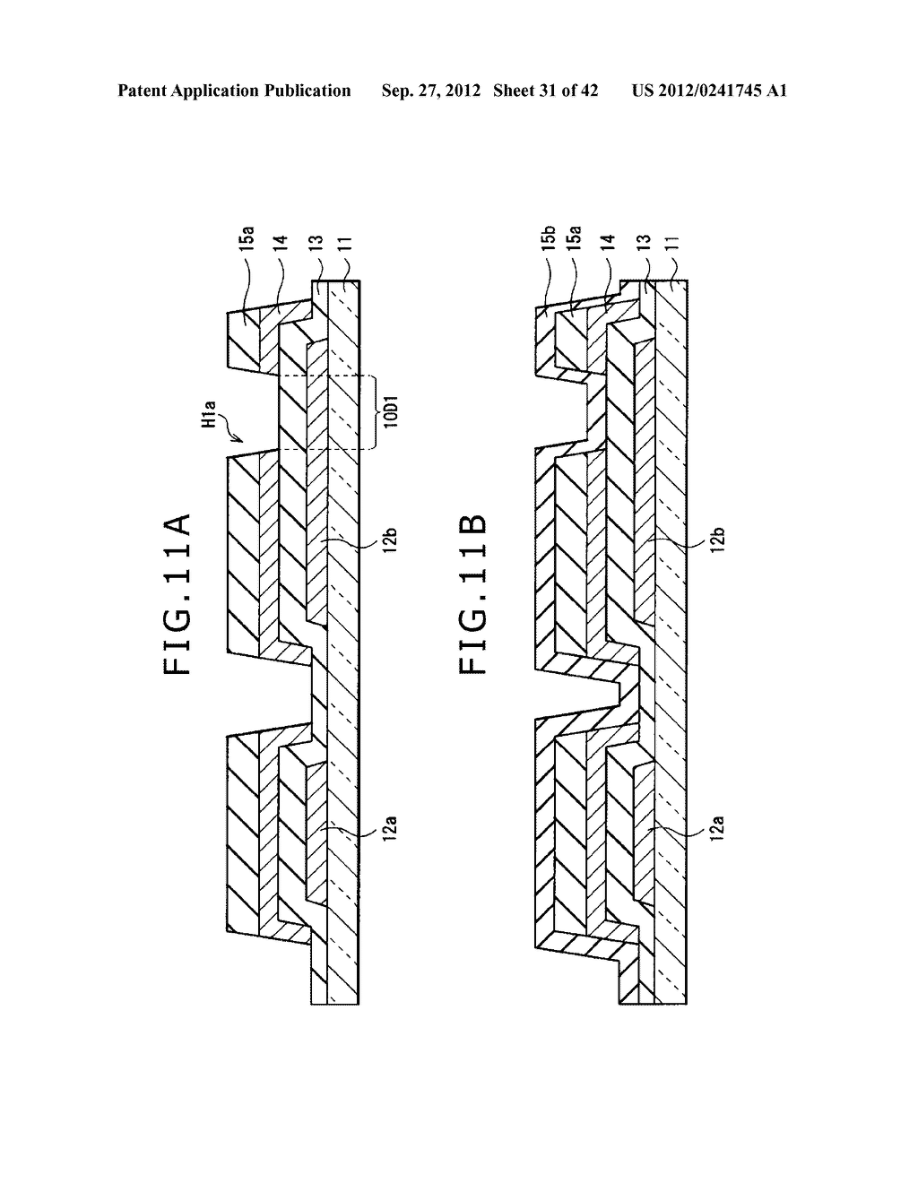 DISPLAY DEVICE, MANUFACTURING METHOD OF DISPLAY DEVICE AND ELECTRONIC     EQUIPMENT - diagram, schematic, and image 32