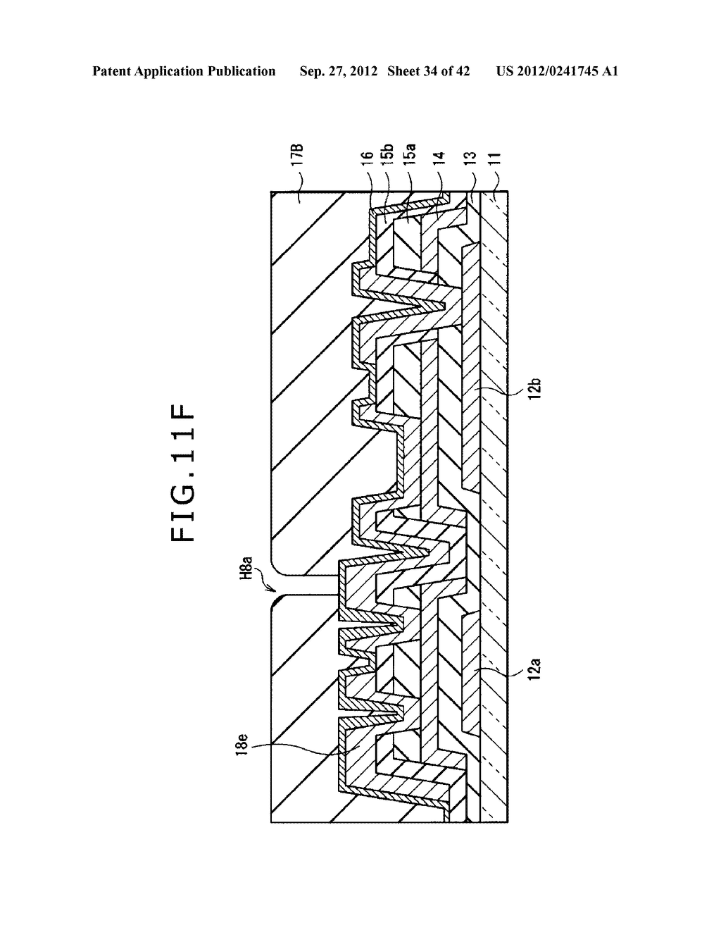 DISPLAY DEVICE, MANUFACTURING METHOD OF DISPLAY DEVICE AND ELECTRONIC     EQUIPMENT - diagram, schematic, and image 35