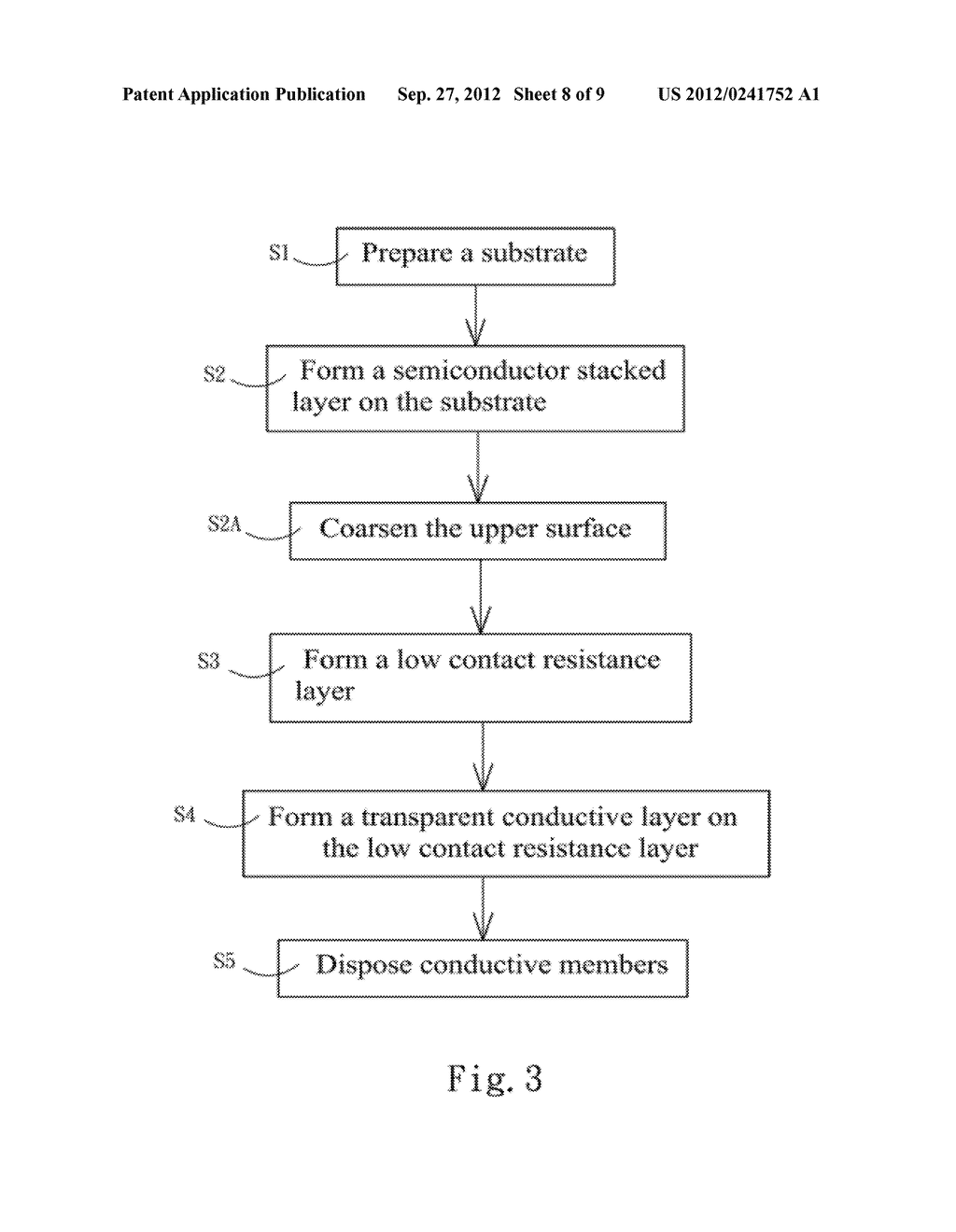 LOW CONTACT RESISTANCE SEMICONDUCTOR STRUCTURE AND METHOD OF FABRICATING     THE SAME - diagram, schematic, and image 09