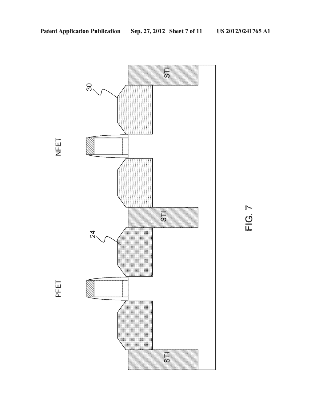 SEMICONDUCTOR DEVICES HAVING TENSILE AND/OR COMPRESSIVE STRAIN AND METHODS     OF MANUFACTURING AND DESIGN STRUCTURE - diagram, schematic, and image 08