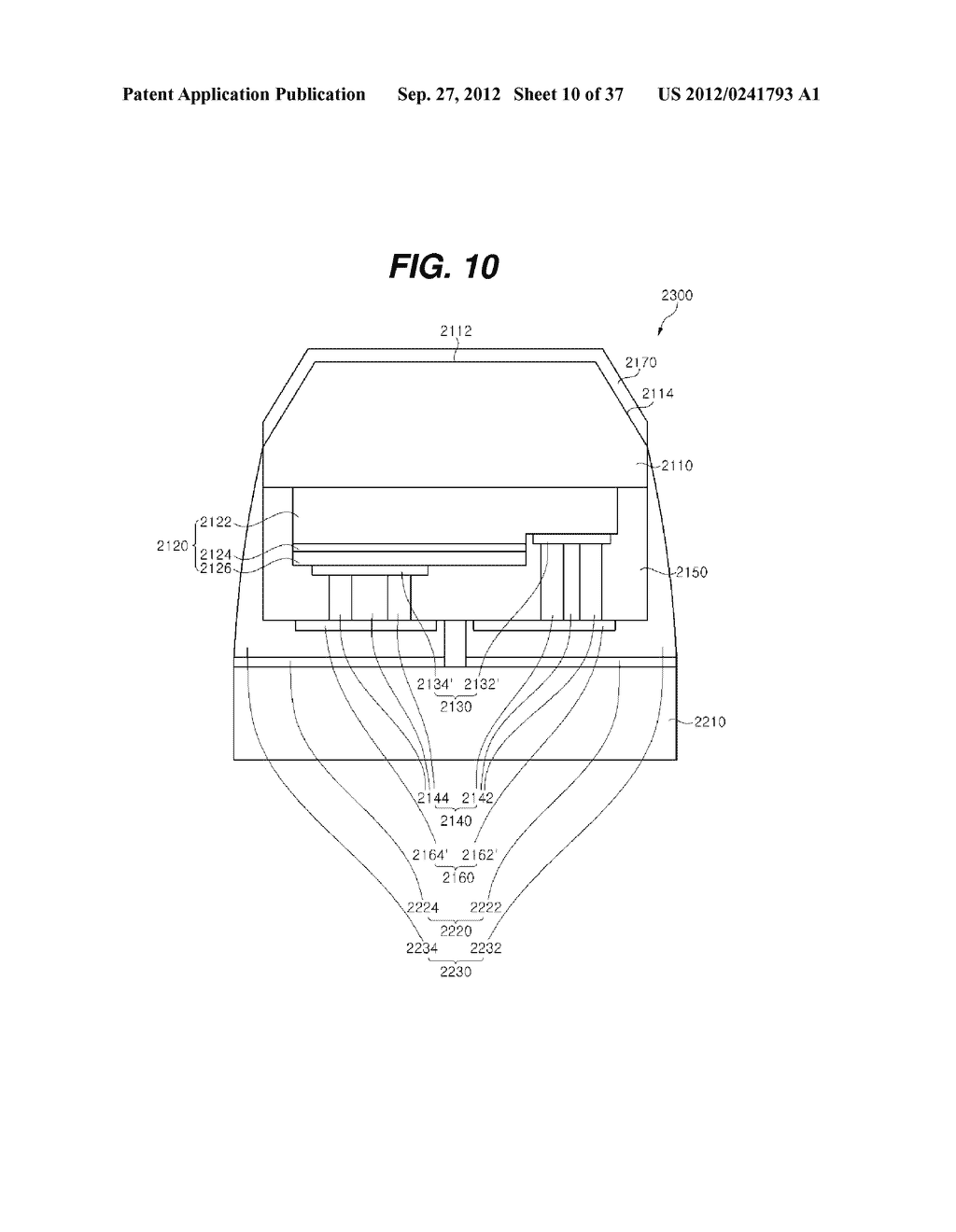 LIGHT EMITTING DIODE PACKAGE AND METHOD FOR MANUFACTURING THE SAME - diagram, schematic, and image 11