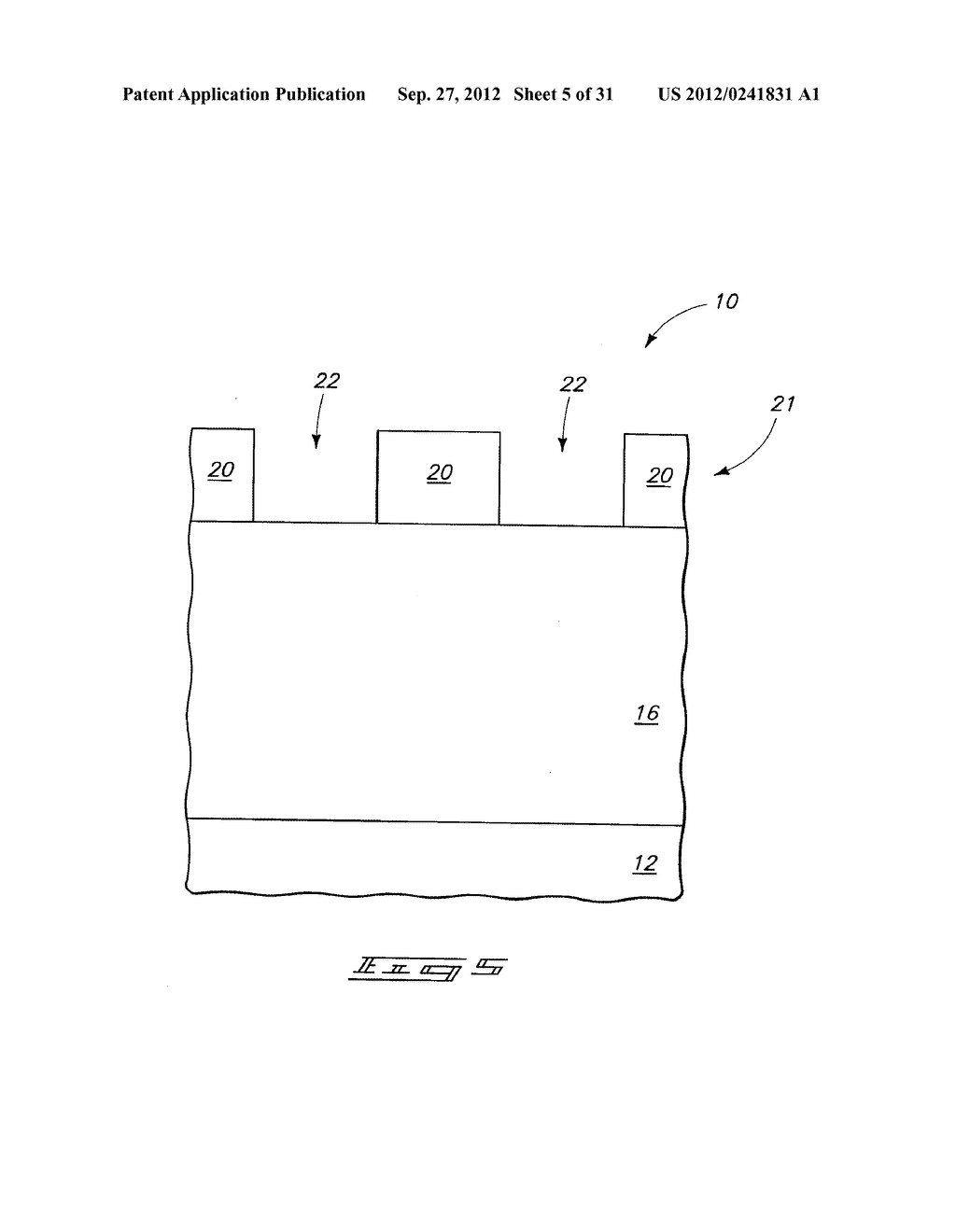 Methods of Forming Vertical Field Effect Transistors, Vertical Field     Effect Transistors, and DRAM Cells - diagram, schematic, and image 06