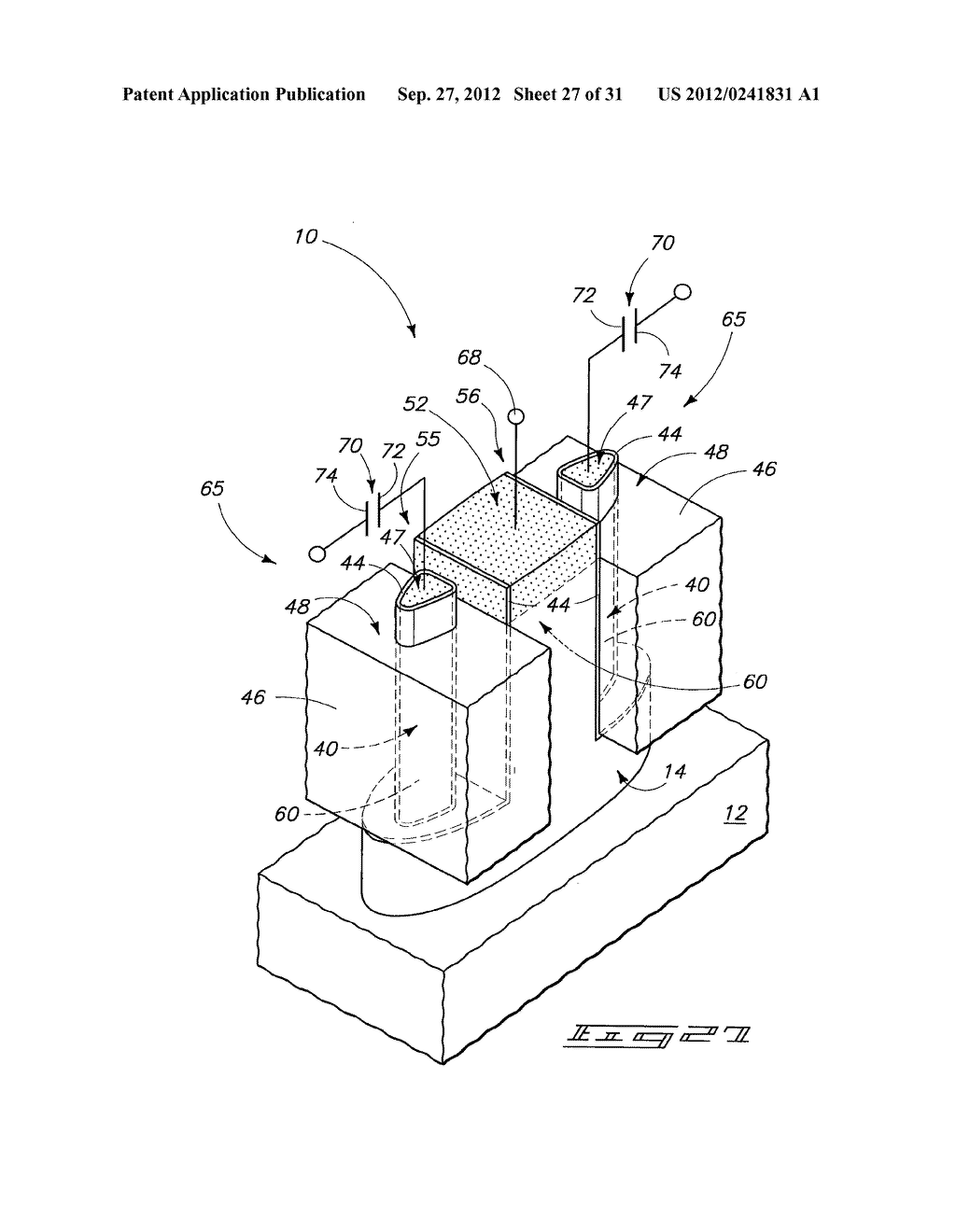 Methods of Forming Vertical Field Effect Transistors, Vertical Field     Effect Transistors, and DRAM Cells - diagram, schematic, and image 28