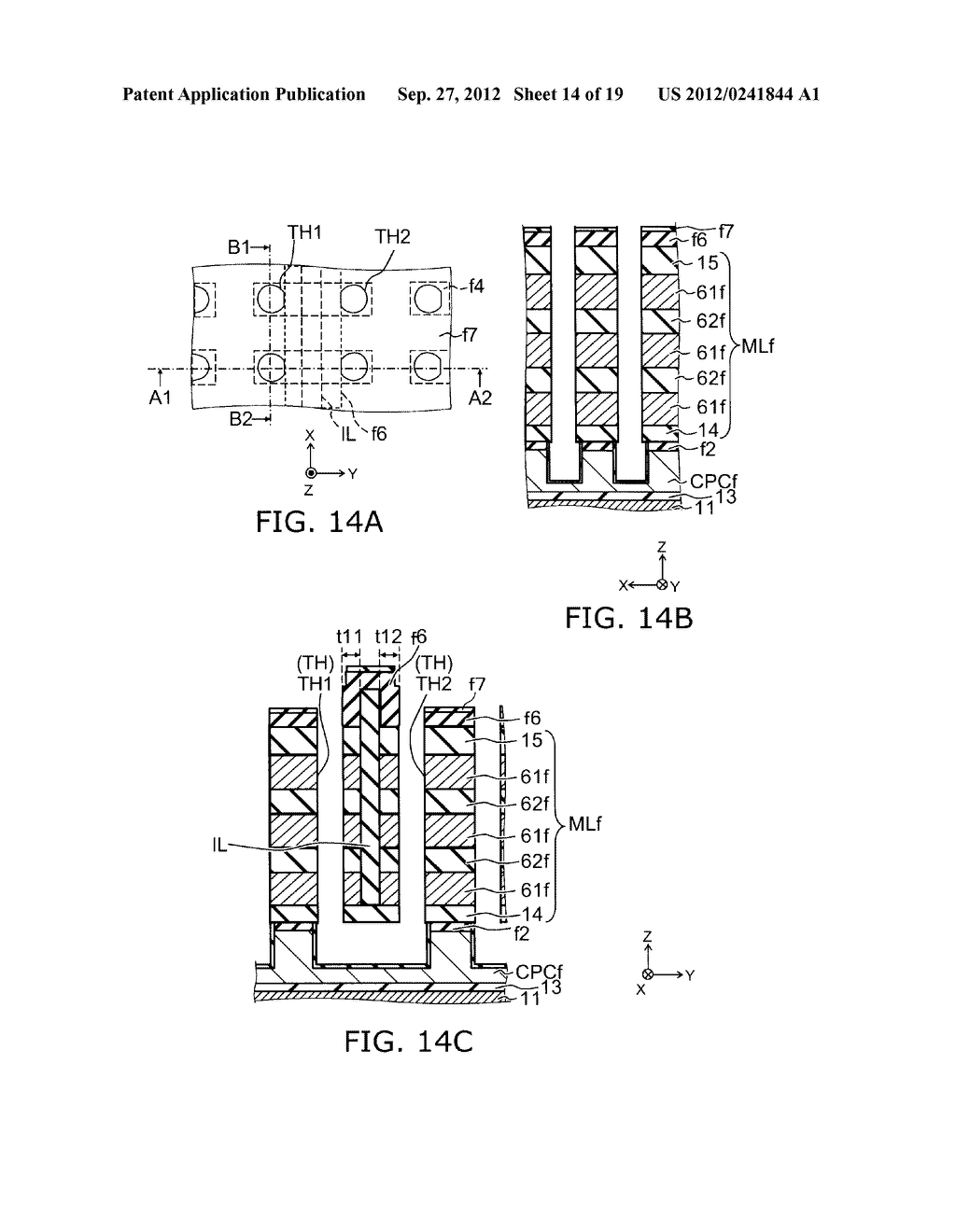 NONVOLATILE SEMICONDUCTOR MEMORY DEVICE AND METHOD FOR MANUFACTURING SAME - diagram, schematic, and image 15