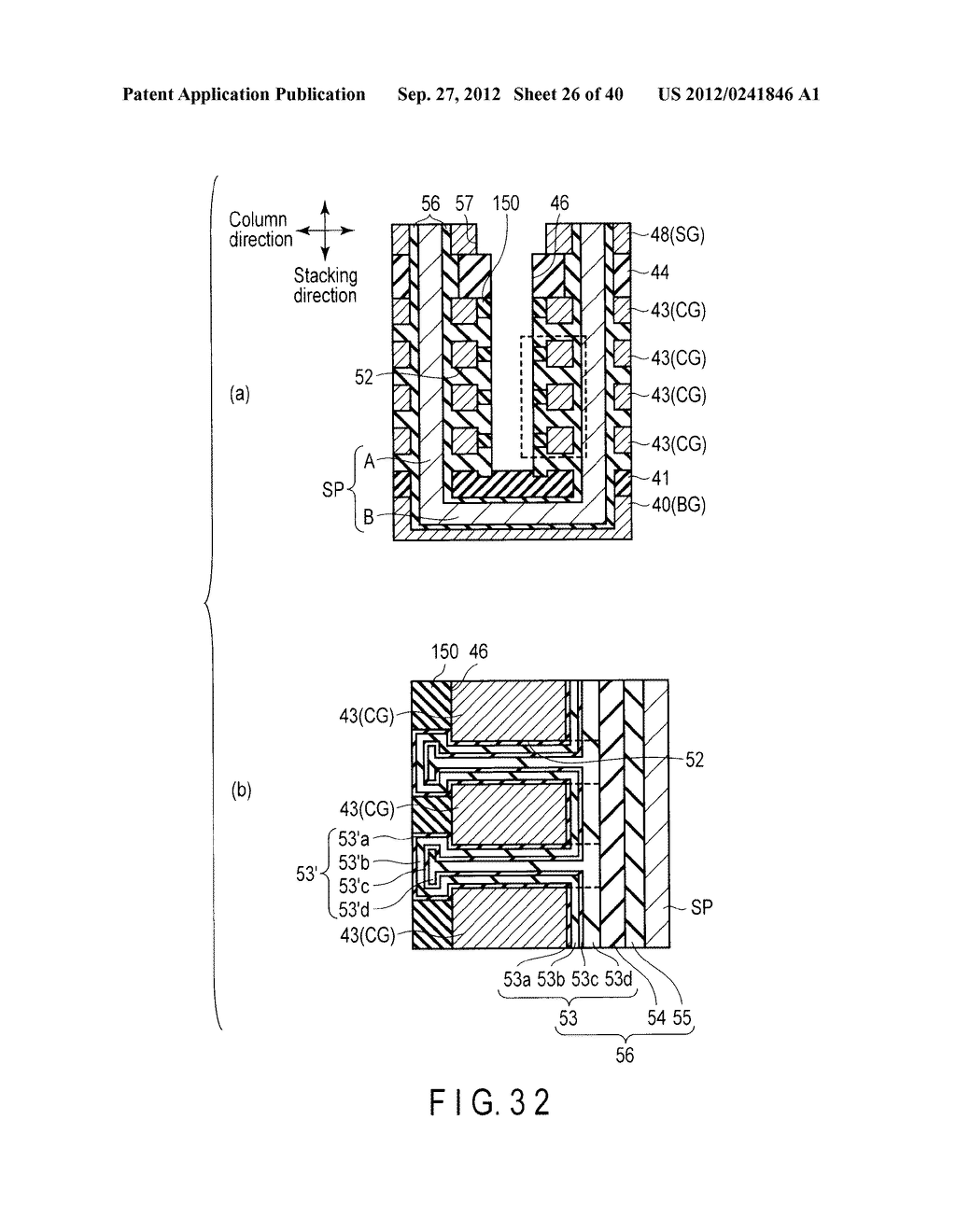 NONVOLATILE SEMICONDUCTOR MEMORY DEVICE AND METHOD OF MANUFACTURING THE     SAME - diagram, schematic, and image 27