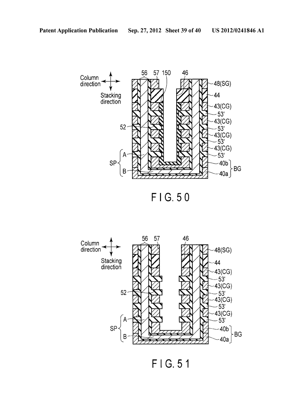 NONVOLATILE SEMICONDUCTOR MEMORY DEVICE AND METHOD OF MANUFACTURING THE     SAME - diagram, schematic, and image 40