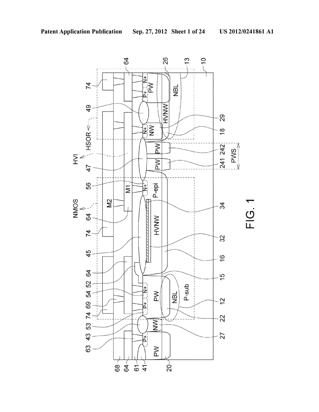 Ultra-High Voltage N-Type-Metal-Oxide-Semiconductor (UHV NMOS) Device and     Methods of Manufacturing the same - diagram, schematic, and image 02