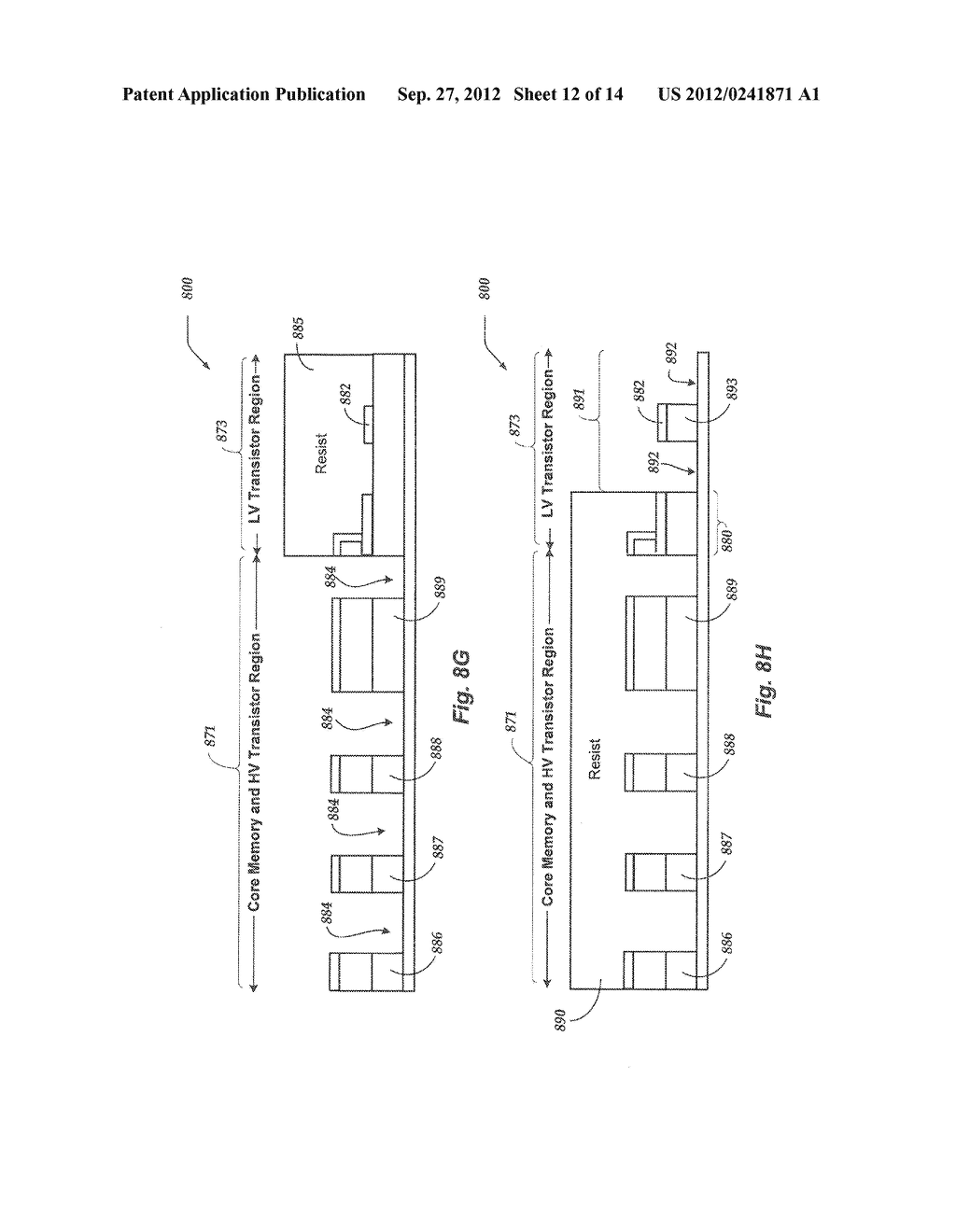 INTEGRATING TRANSISTORS WITH DIFFERENT POLY-SILICON HEIGHTS ON THE SAME     DIE - diagram, schematic, and image 13