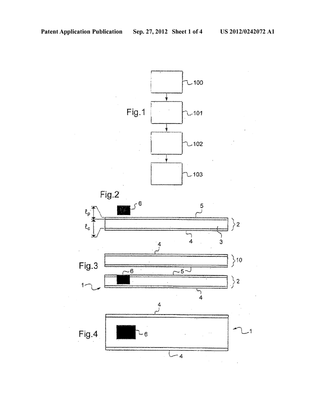 METHOD FOR PRODUCING A SUPPORT COMPRISING AN ELECTRONIC DEVICE - diagram, schematic, and image 02