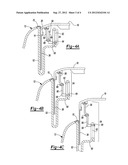 Vehicle with a Panel that is Moveable to Provide Increased Head Room Above     a Rear Row of Seats diagram and image