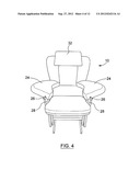 CUSHION SYSTEM FOR CHAIRS diagram and image