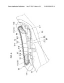 SEAT STRUCTURE FOR SADDLE-RIDE TYPE VEHICLE diagram and image