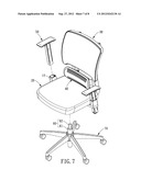 CHAIR WITH WAIST REST AND ARMRESTS diagram and image