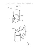 SYSTEM FOR TRANSMITTING ELECTRIC POWER FROM A WALL TO A LEAF HINGEABLY     FASTENED TO SAID WALL diagram and image