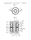 SYSTEM FOR TRANSMITTING ELECTRIC POWER FROM A WALL TO A LEAF HINGEABLY     FASTENED TO SAID WALL diagram and image