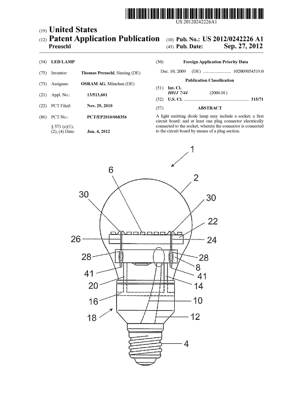 LED lamp - diagram, schematic, and image 01