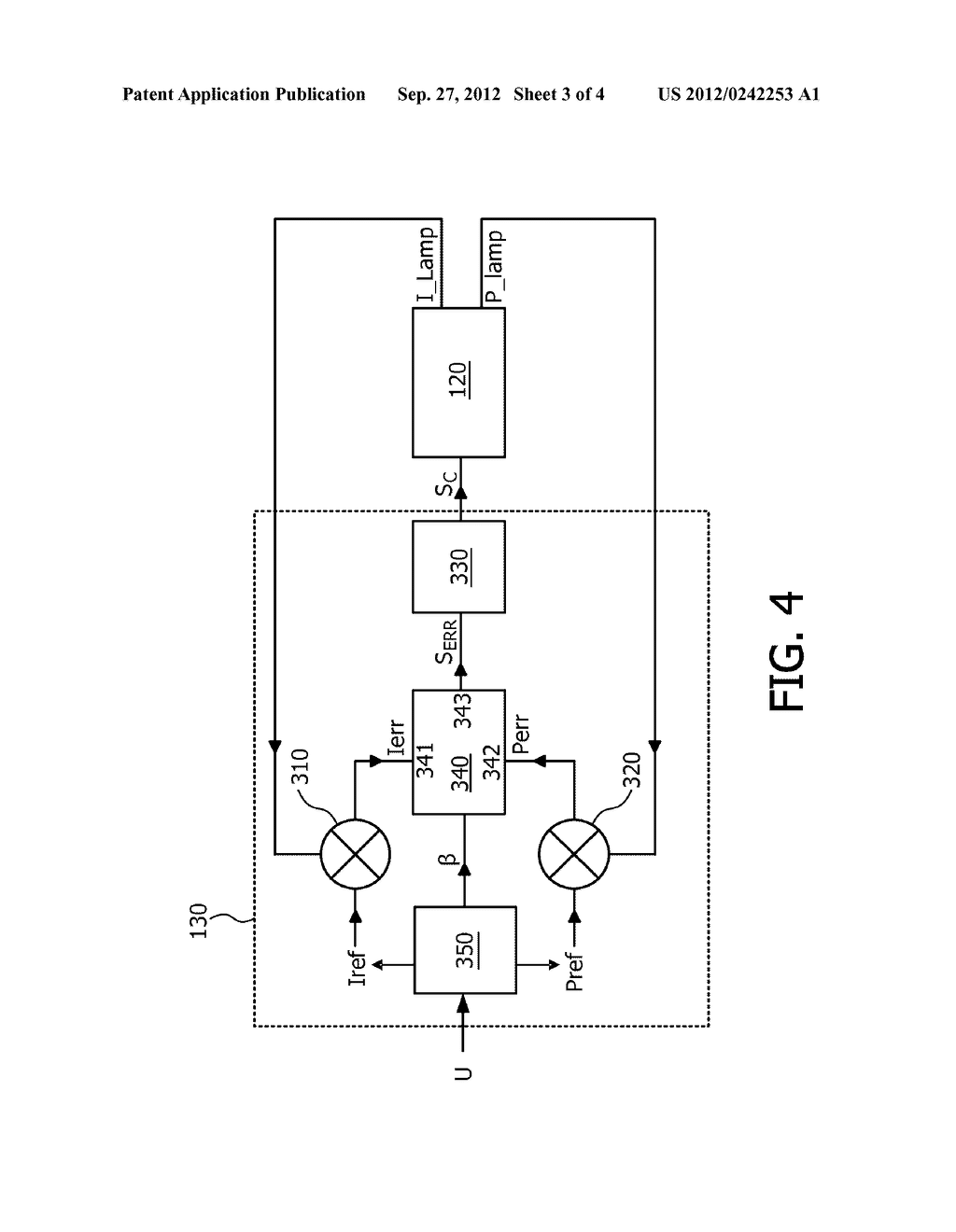 METHOD AND DEVICE FOR DRIVING A FLUORESCENT LAMP - diagram, schematic, and image 04