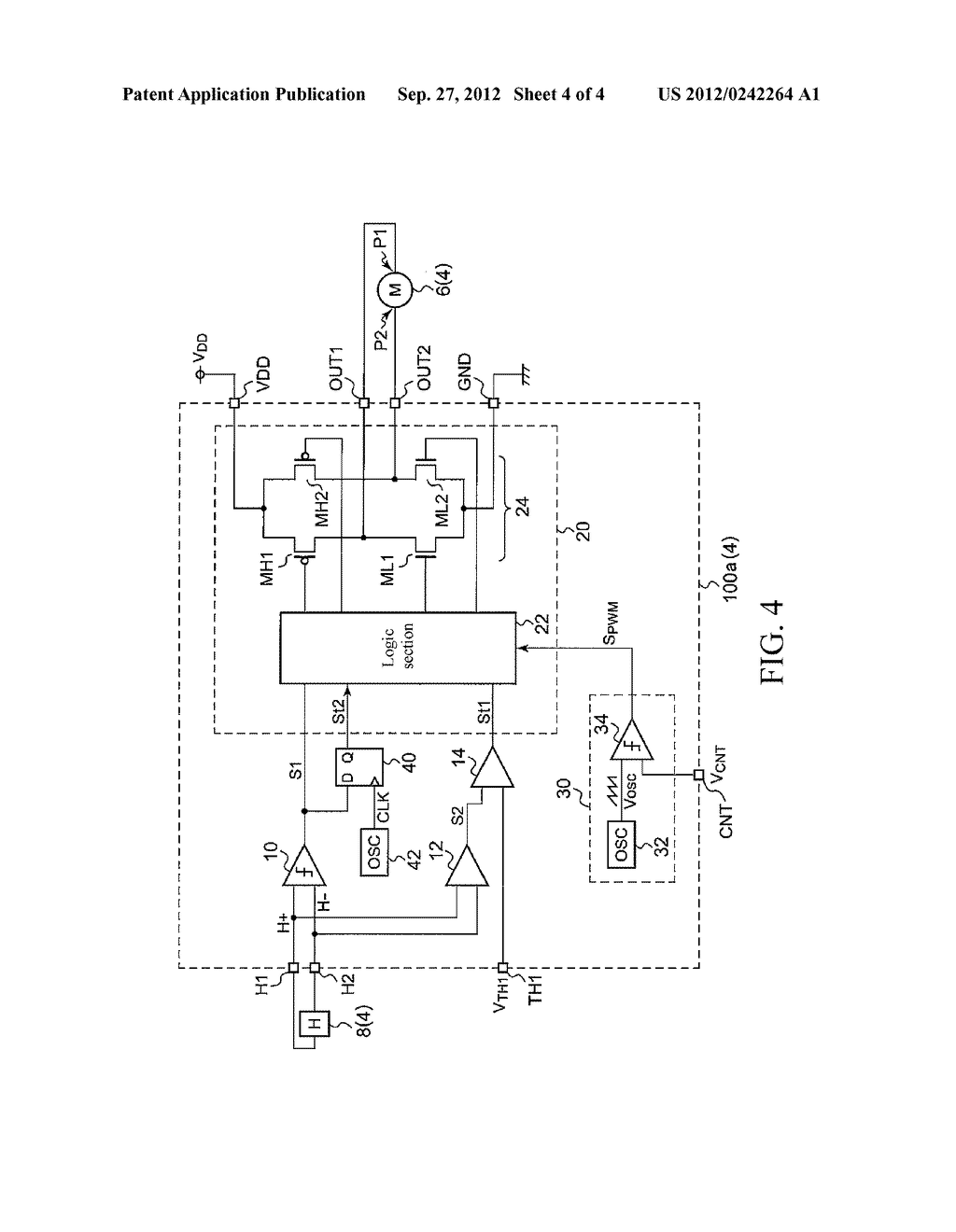 MOTOR DRIVING CIRCUIT AND METHOD, AND COOLING DEVICE AND ELECTRONIC     APPARATUS USING THE SAME - diagram, schematic, and image 05