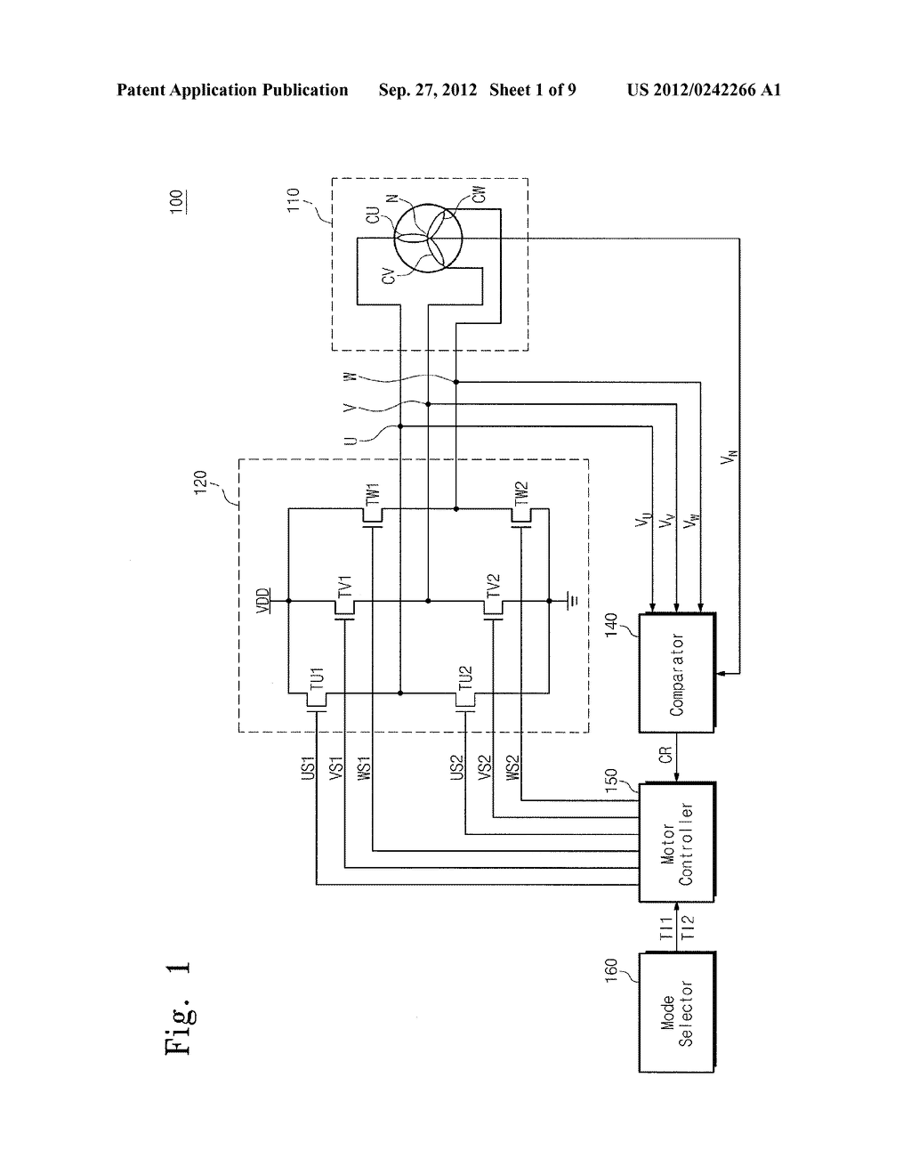 SENSORLESS BLDC MOTOR SYSTEMS AND DRIVING METHODS OF SENSORLESS BLDC MOTOR - diagram, schematic, and image 02