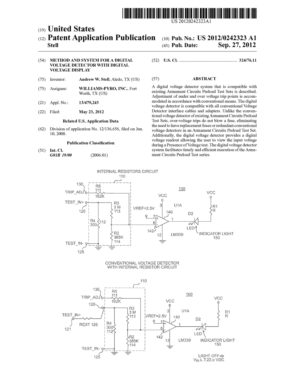 Method and System for a Digital Voltage Detector with Digital Voltage     Display - diagram, schematic, and image 01