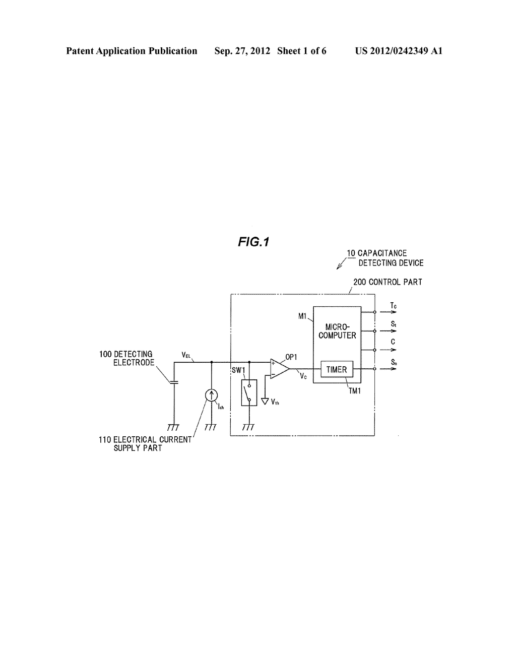 CAPACITANCE DETECTING DEVICE - diagram, schematic, and image 02