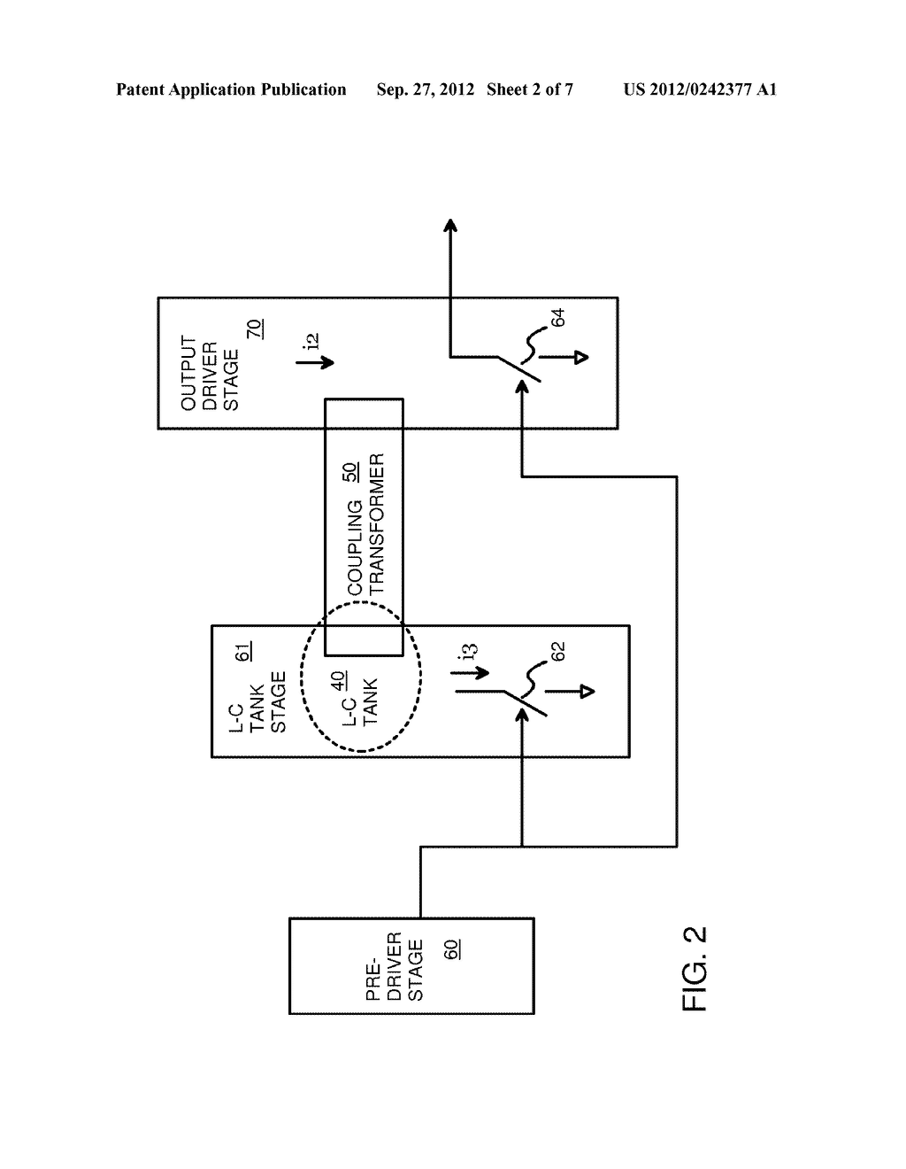 Re-Driver with Pre-Emphasis Injected Through a Transformer and Tuned by an     L-C Tank - diagram, schematic, and image 03