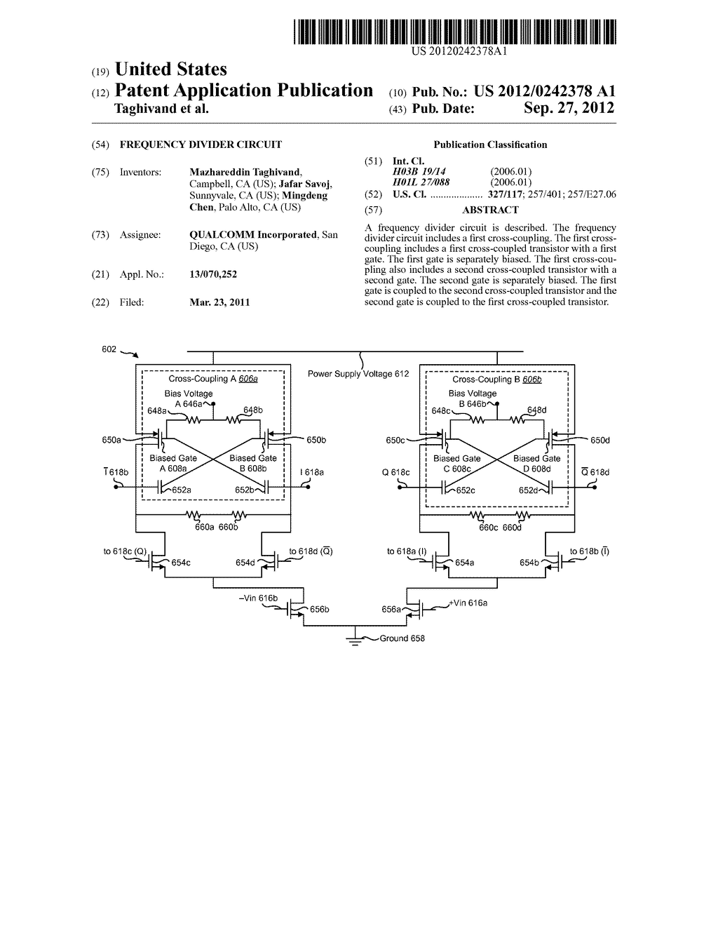 FREQUENCY DIVIDER CIRCUIT - diagram, schematic, and image 01