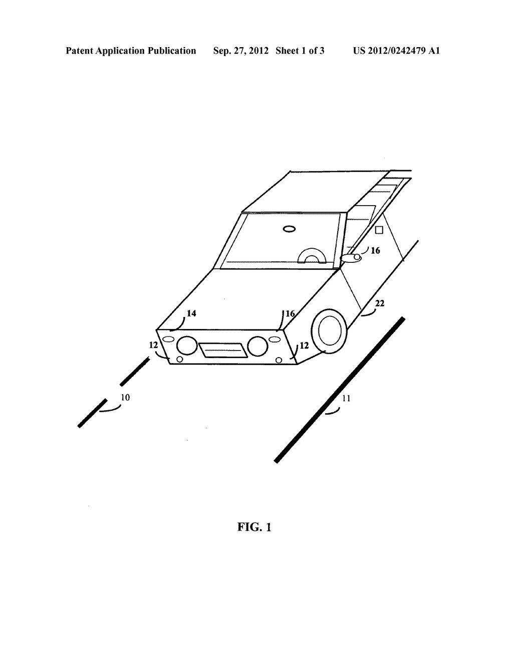 Vehicle traffic lane change signaling device - diagram, schematic, and image 02