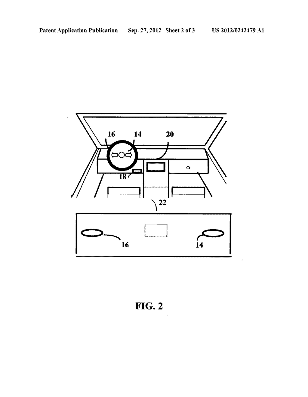 Vehicle traffic lane change signaling device - diagram, schematic, and image 03