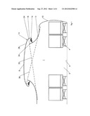 METHOD AND A MONITORING DEVICE FOR MONITORING A CABIN REGION, AND ALSO AN     AIRCRAFT CABIN diagram and image