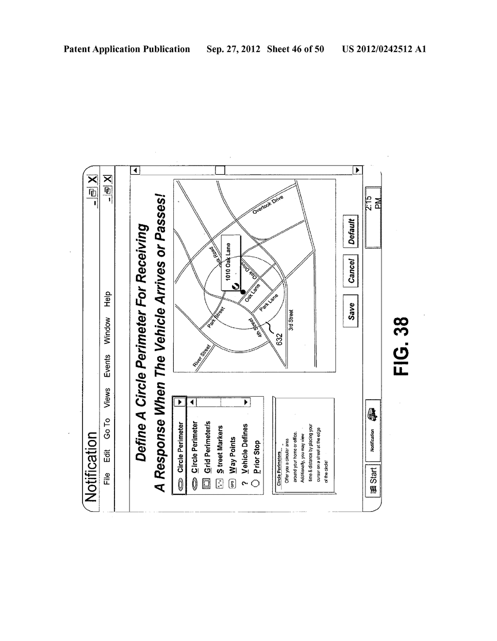 Systems and Methods for a Notification System That Enable User Changes to     Stop Location for Delivery and/or Pickup of Good and/or Service - diagram, schematic, and image 47