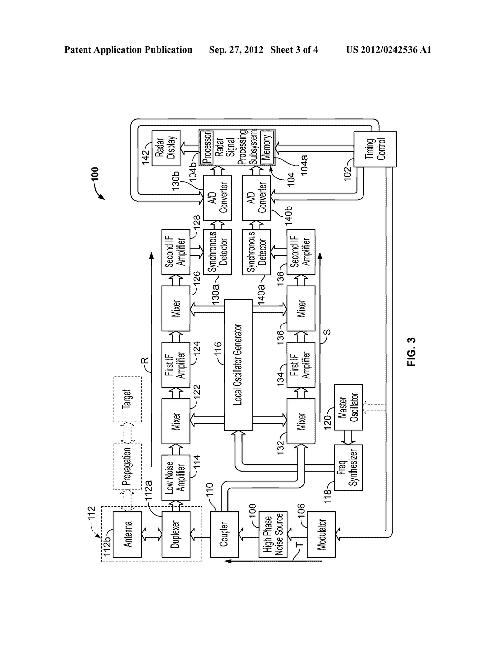 DOPPLER RADAR SYSTEM HAVING A HIGH PHASE NOISE TRANSMITTER - diagram, schematic, and image 04