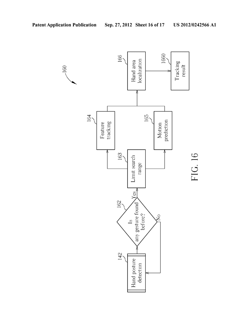 Vision-Based User Interface and Related Method - diagram, schematic, and image 17