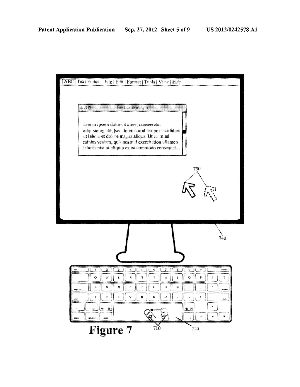 Keyboard with Integrated Touch Surface - diagram, schematic, and image 06