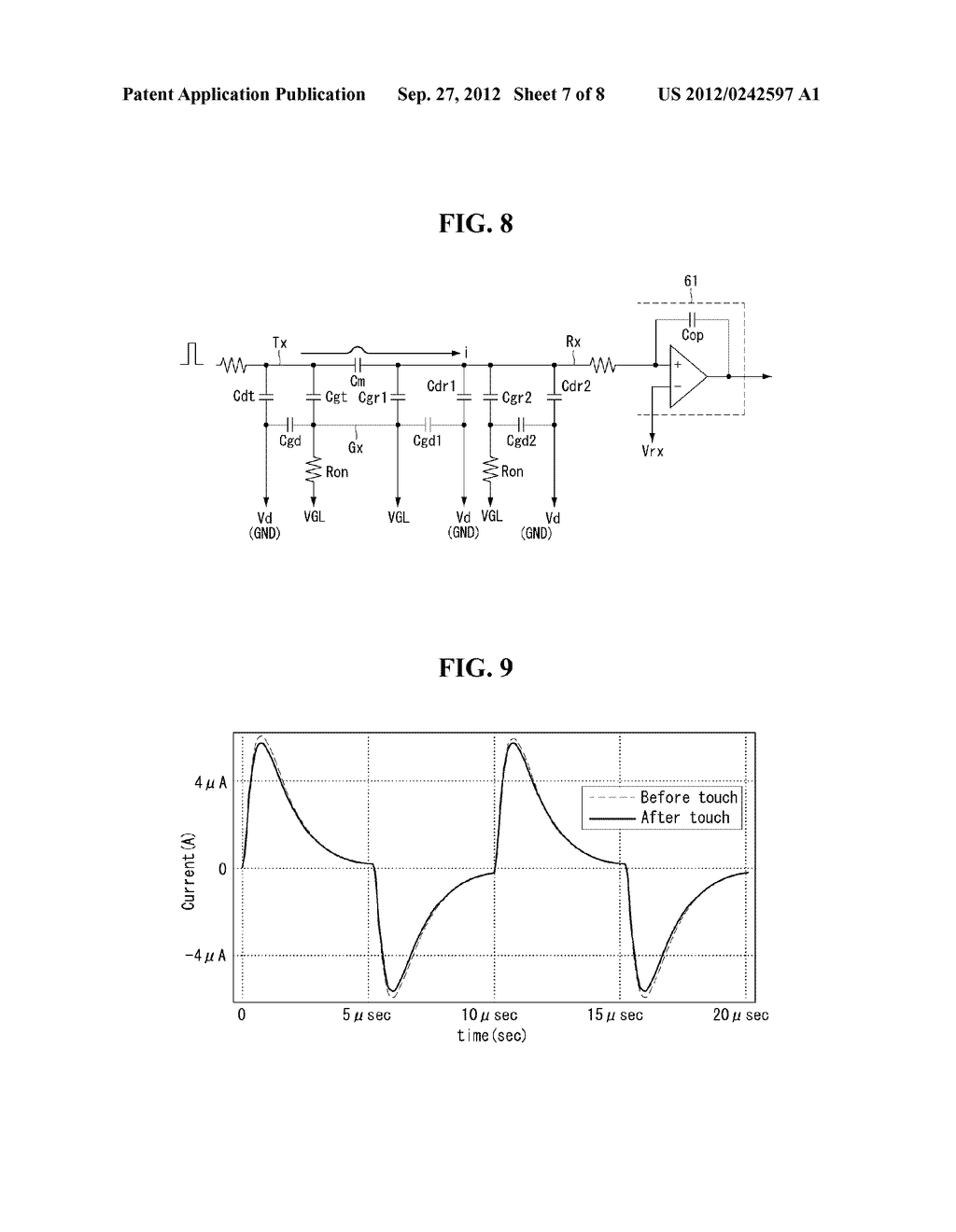 DISPLAY WITH INTEGRATED TOUCH SENSOR AND DRIVING METHOD THEREOF - diagram, schematic, and image 08