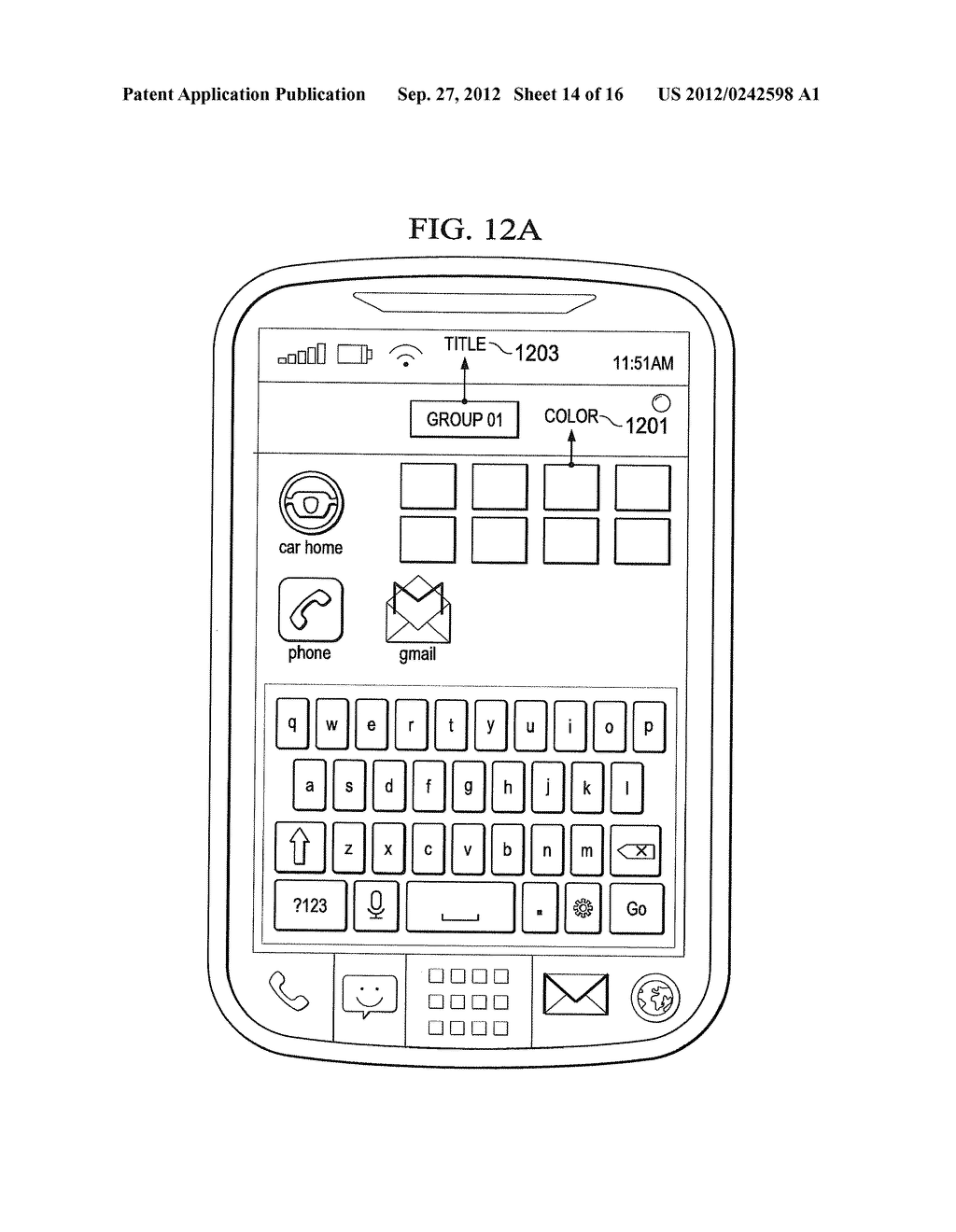 SYSTEM AND METHOD FOR CROSSING NAVIGATION FOR USE IN AN ELECTRONIC     TERMINAL - diagram, schematic, and image 15