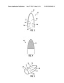 FINGER DEVICE FOR OPERATING A CAPACITIVE TOUCH SCREEN diagram and image