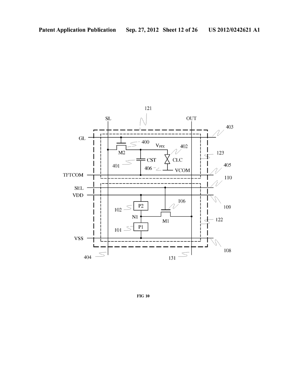 IMAGE SENSOR AND DISPLAY DEVICE INCORPORATING THE SAME - diagram, schematic, and image 13