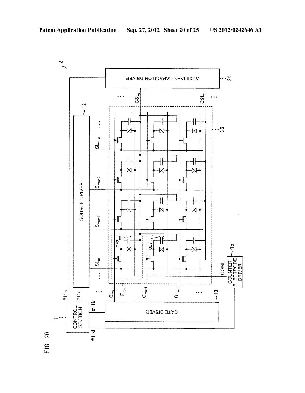 DISPLAY PANEL, LIQUID CRYSTAL DISPLAY, AND DRIVING METHOD - diagram, schematic, and image 21