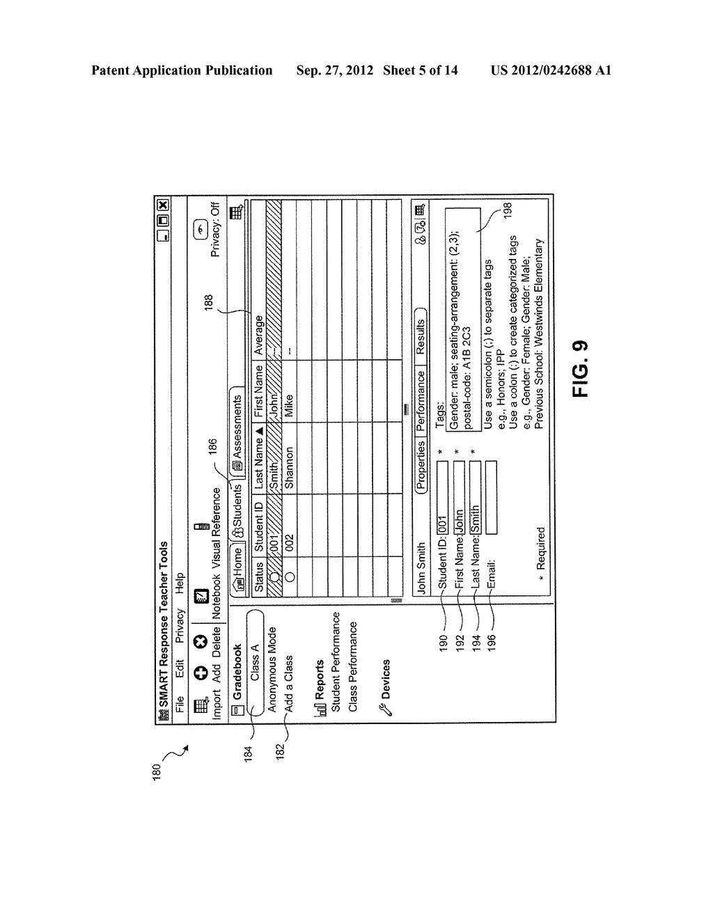 DATA PRESENTATION METHOD AND PARTICIPANT RESPONSE SYSTEM EMPLOYING SAME - diagram, schematic, and image 06