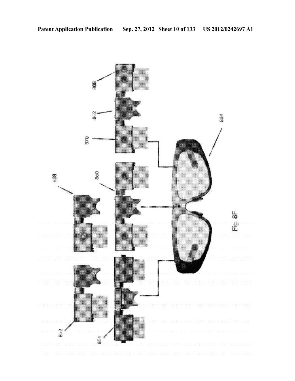 SEE-THROUGH NEAR-EYE DISPLAY GLASSES WITH THE OPTICAL ASSEMBLY INCLUDING     ABSORPTIVE POLARIZERS OR ANTI-REFLECTIVE COATINGS TO REDUCE STRAY LIGHT - diagram, schematic, and image 11