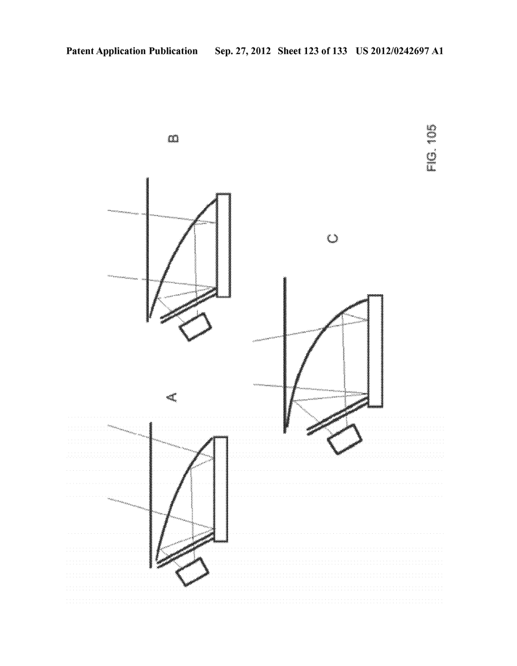SEE-THROUGH NEAR-EYE DISPLAY GLASSES WITH THE OPTICAL ASSEMBLY INCLUDING     ABSORPTIVE POLARIZERS OR ANTI-REFLECTIVE COATINGS TO REDUCE STRAY LIGHT - diagram, schematic, and image 124