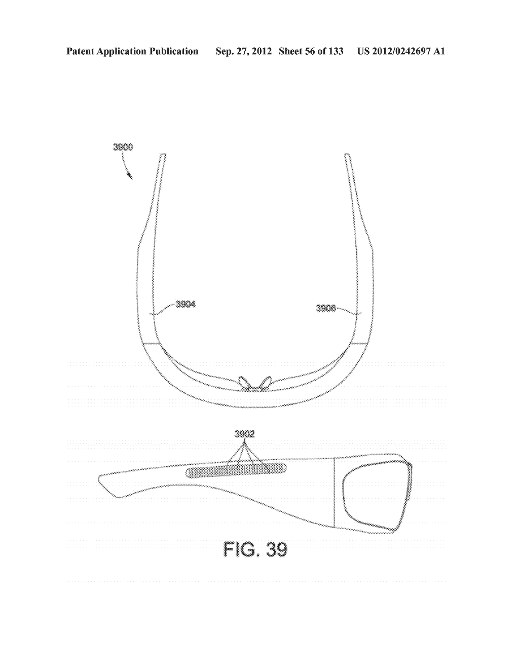 SEE-THROUGH NEAR-EYE DISPLAY GLASSES WITH THE OPTICAL ASSEMBLY INCLUDING     ABSORPTIVE POLARIZERS OR ANTI-REFLECTIVE COATINGS TO REDUCE STRAY LIGHT - diagram, schematic, and image 57
