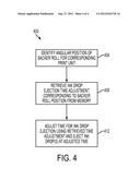 SYSTEM AND METHOD FOR COMPENSATING FOR ROLL ECCENTRICITY IN A PRINTER diagram and image