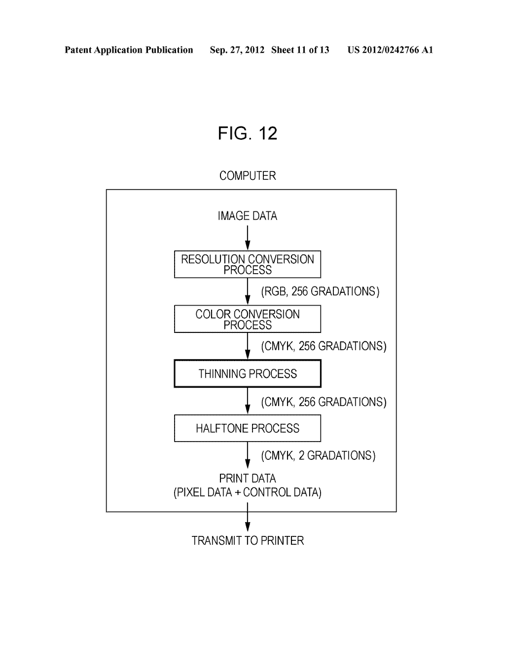 PRINTING APPARATUS, PRINTING METHOD, AND PROGRAM - diagram, schematic, and image 12